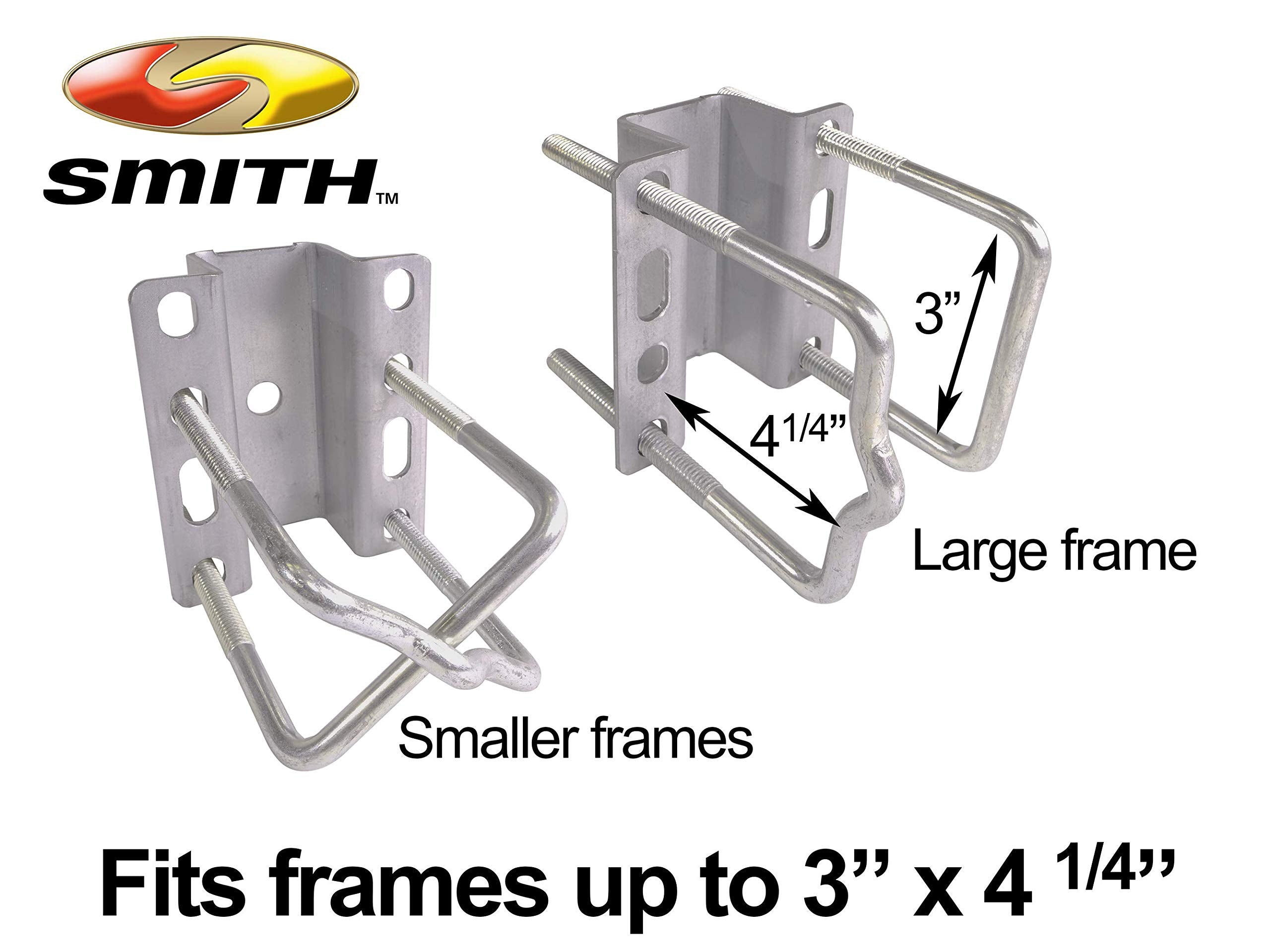 27610 CE Smith Roller Guide-On with End Caps - Sturdy Replacement Part for Boat Trailers - 9"