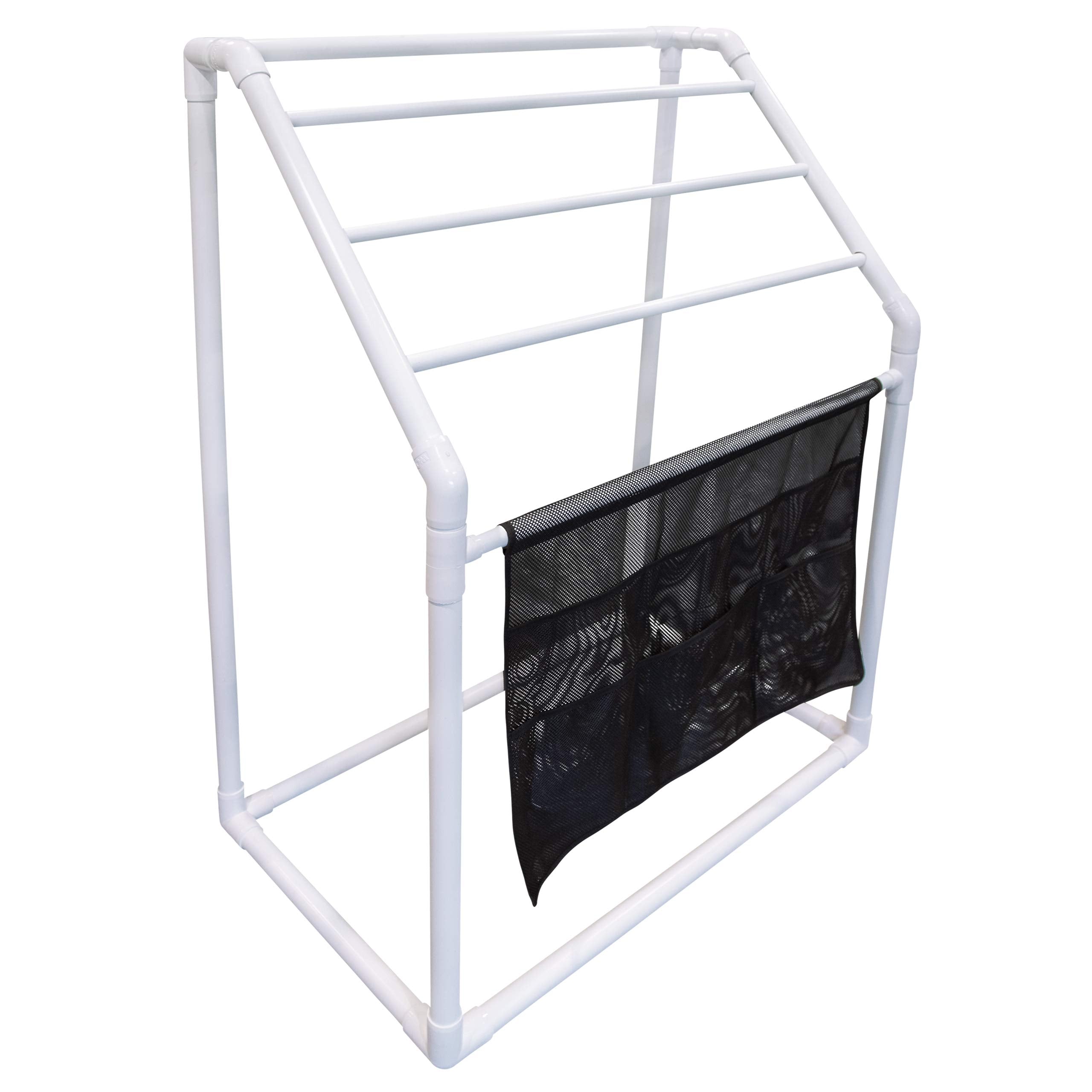 Collapsible Towel Rack - WOW Sports Standing Rack For Beach Towels - Perfect Pool Accessory