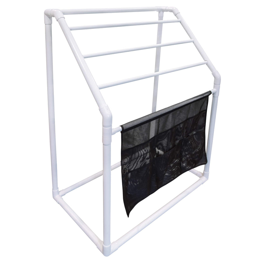 Collapsible Towel Rack - WOW Sports Standing Rack For Beach Towels - Perfect Pool Accessory