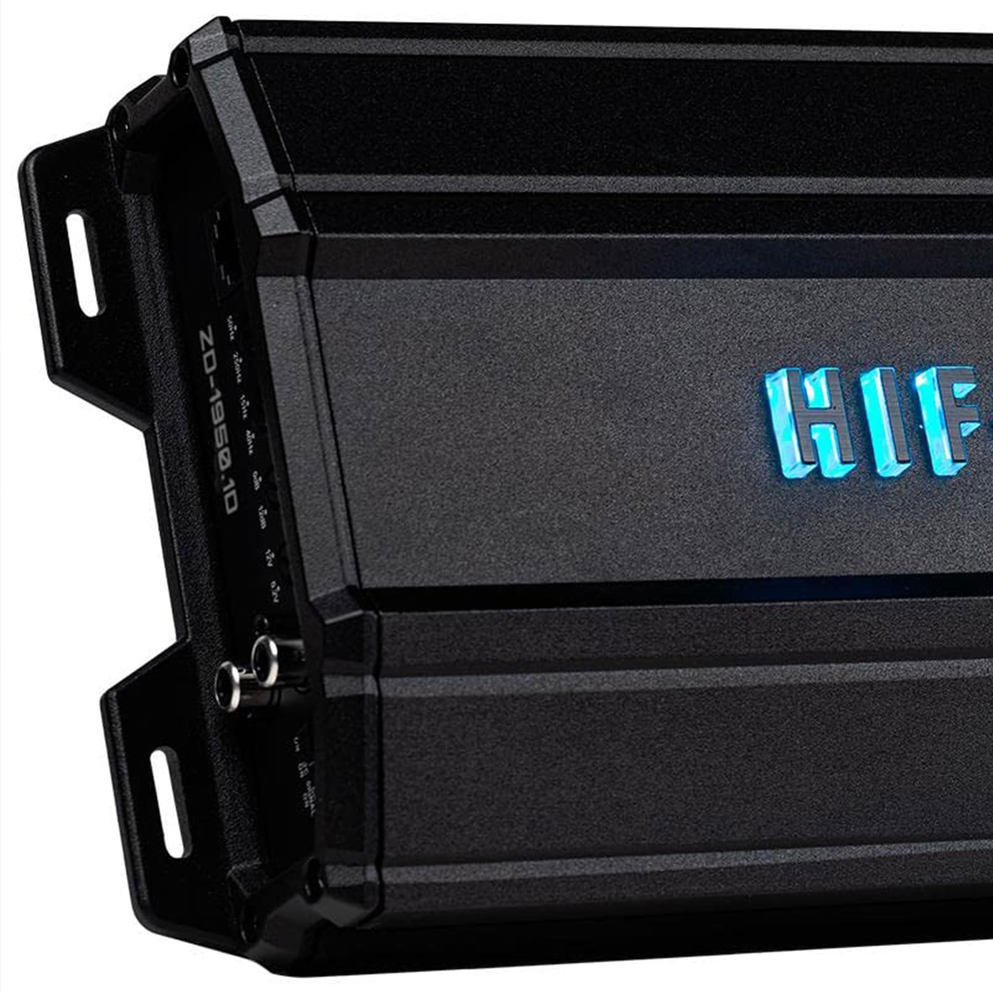 Hifonics Delta Zeus 1,950 Watt Compact Mono Block Nickel Plated Mobile Car Audio Amplifier with Auto Turn On Feature, ZD-1950.1D, Black