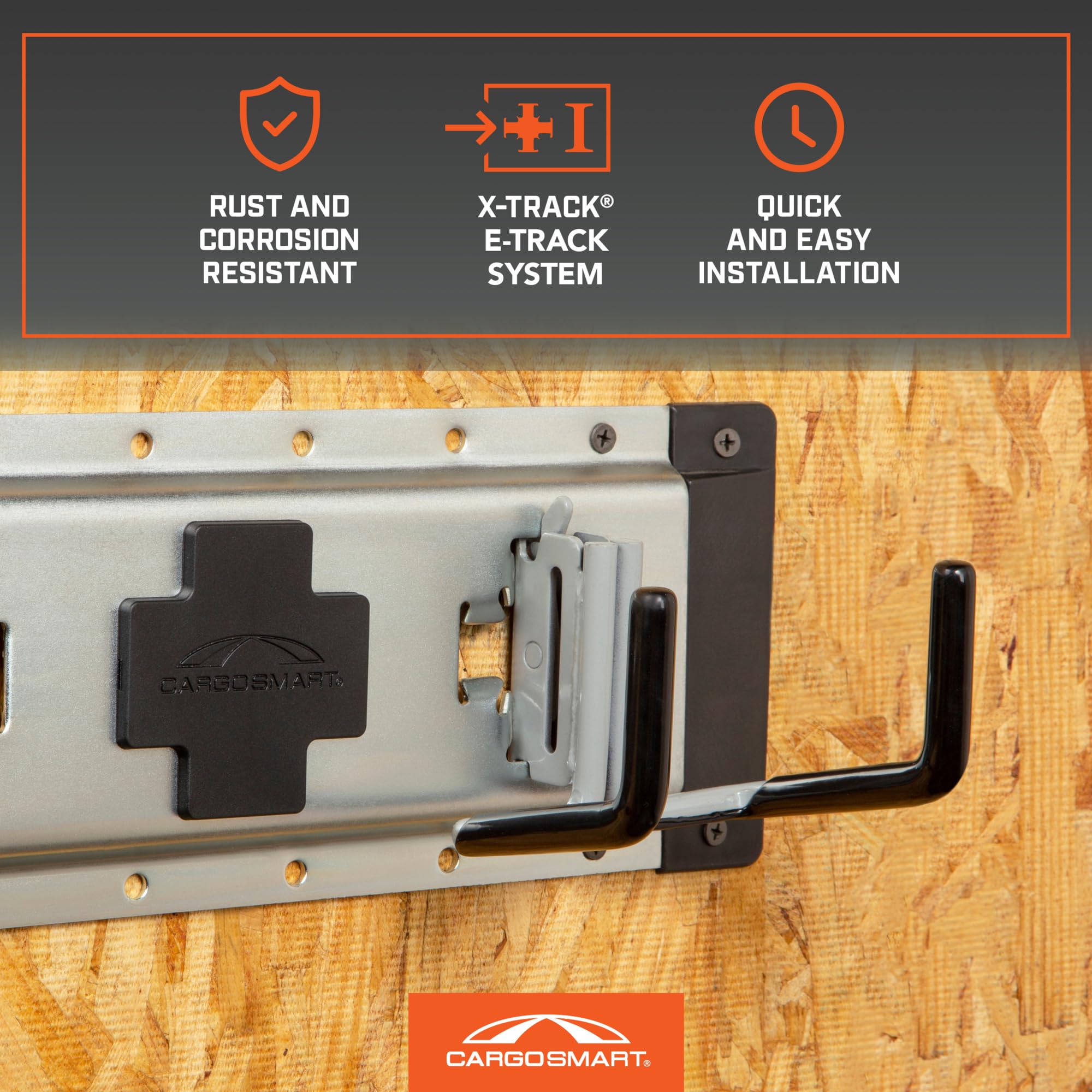 Tool Hook Dual Arm - Grey Powder Coat 1 Pk