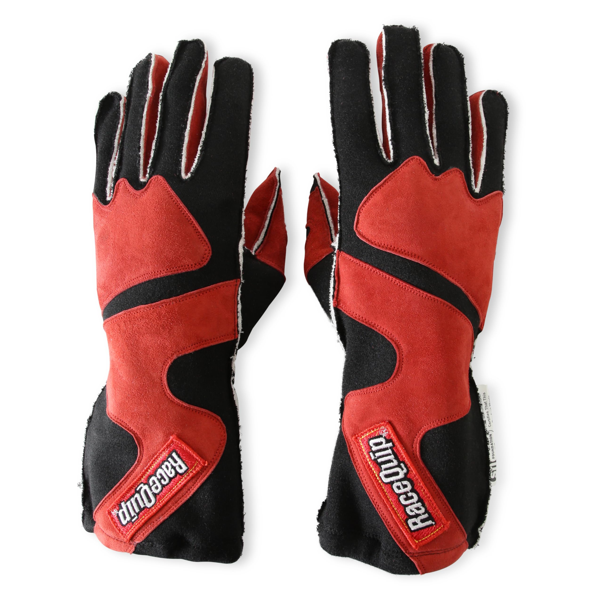 356105RQP RaceQuip® Driving Gloves 356 Series - SFI 3.3/5 - Red/Black - Large