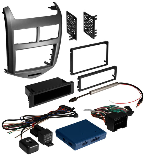 Matte Gray Ai GMK315DAX 2012-2013 Chevy Sonic Dash Kit