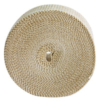 2" Wide Heatshield Products 312025 White x 25' Exhaust Wrap Roll