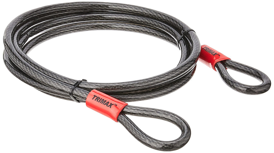 Trimaflex TDL1212 Trimax Multi-Use Dual Loop Cable (12 ft Long x 12mm), Steel