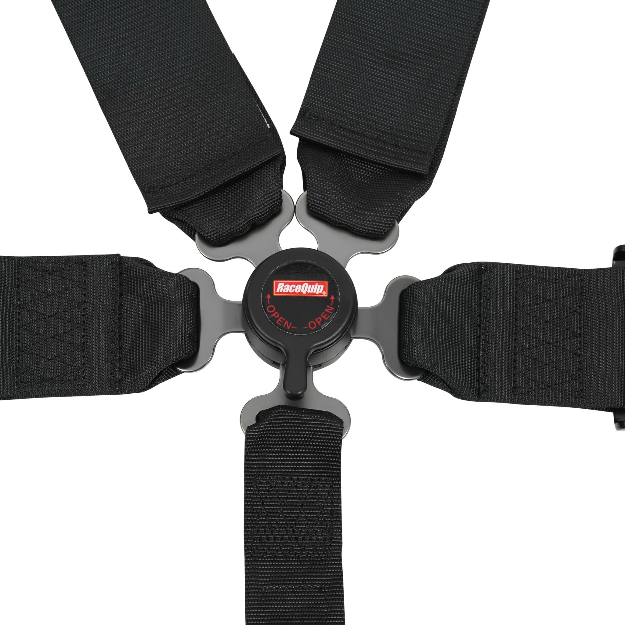 5 Point Harness RaceQuip 741001RQP Sportsman Camlock SFI 16.1 Pull Down Adjust Bolt-On/Wrap Around Black