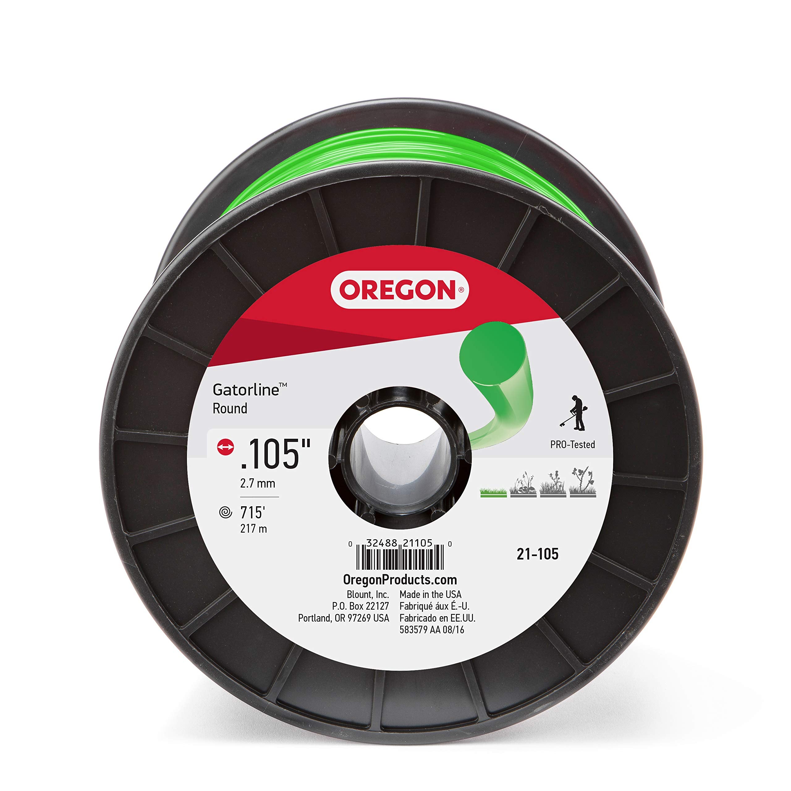 Gatorline Oregon 21-105 Round, .105", 3lb