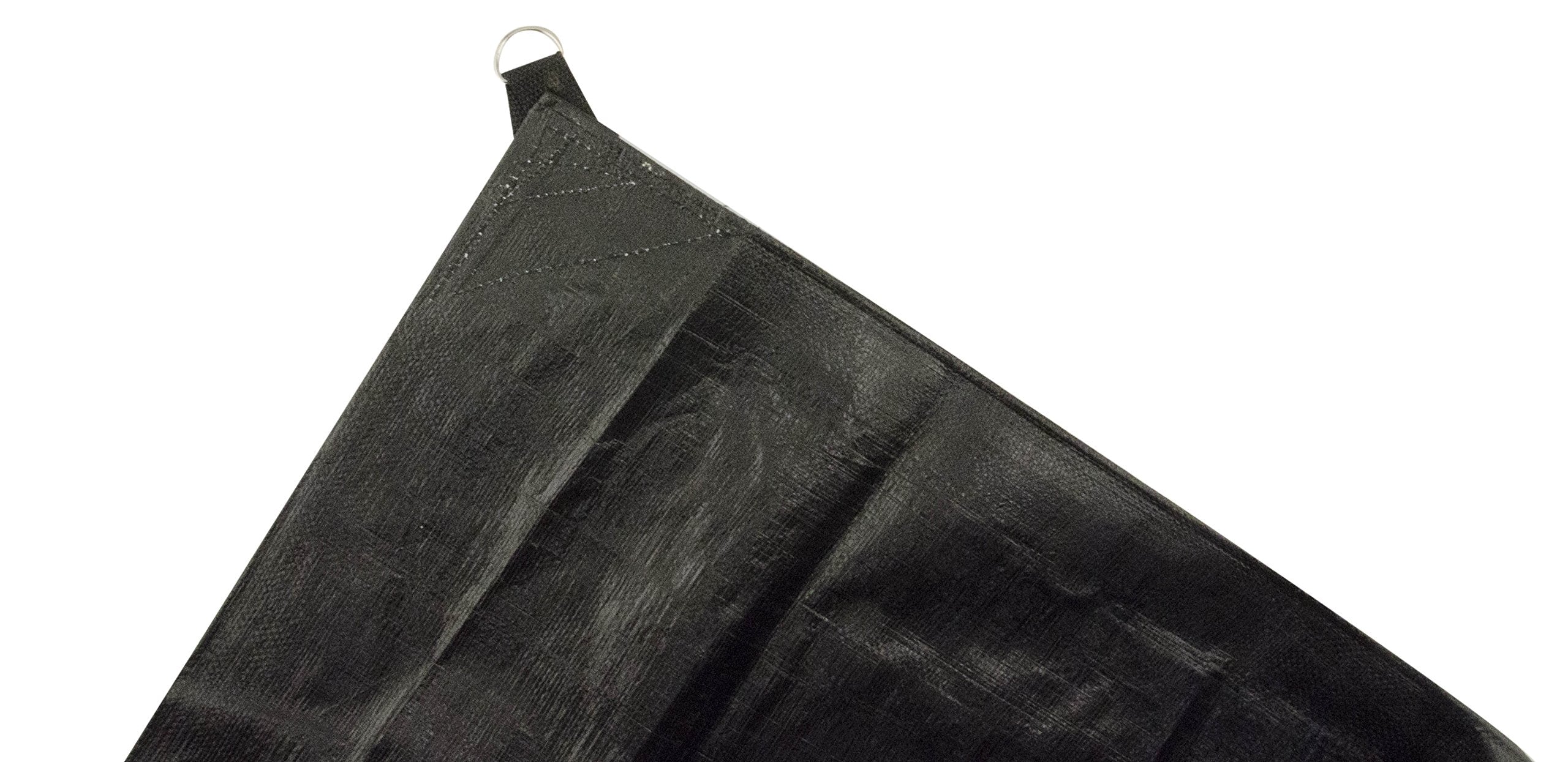 Black Erickson Industrial Grade Truck/Trailer Poly Tarp, 10' x 20', 1 Pack