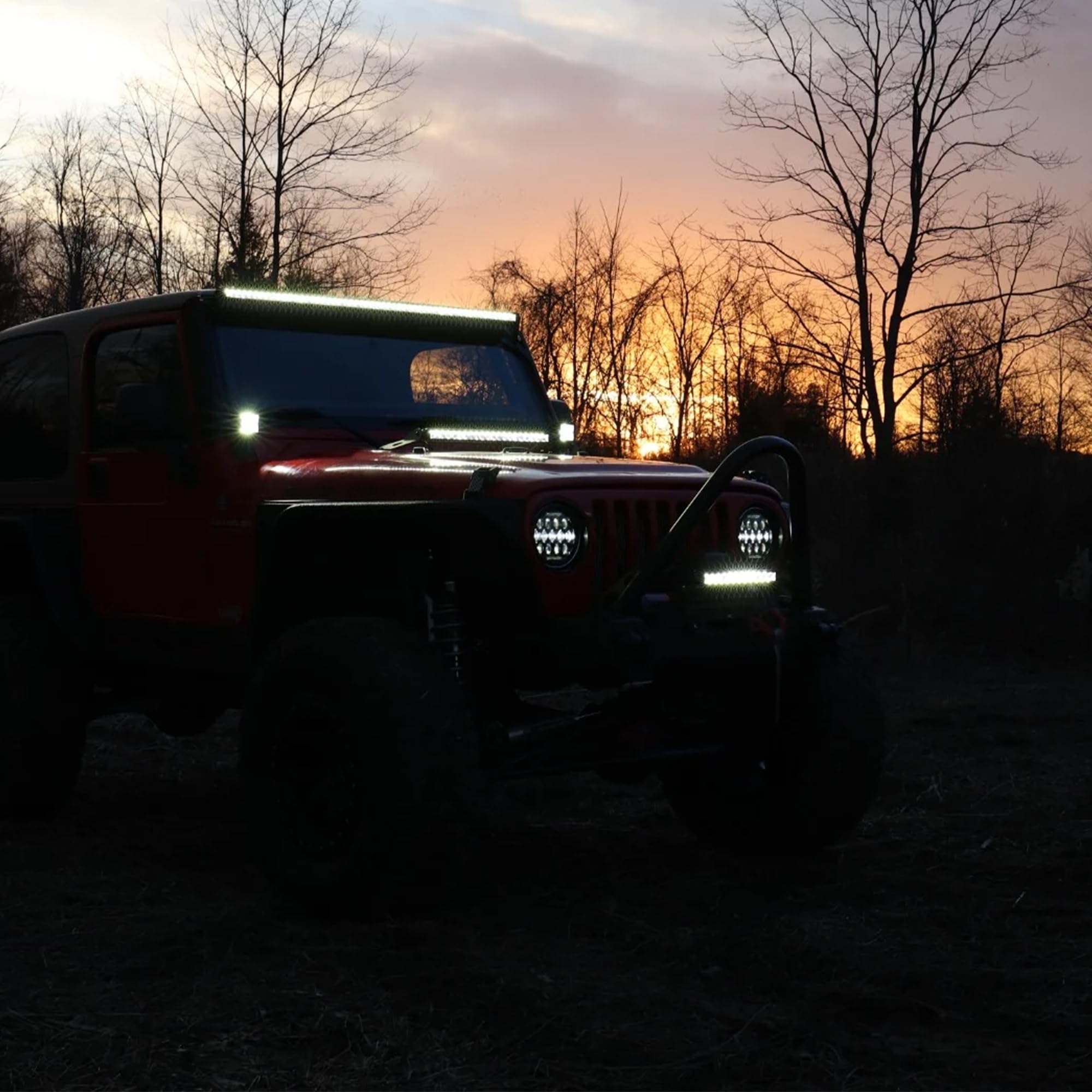 12" Rough Country Spectrum Series LED Light Bar - 60W, 5400 Lumens, 5W Osram LEDs, Combo Spot & Flood Beam, Built for Rugged Off-Road Use