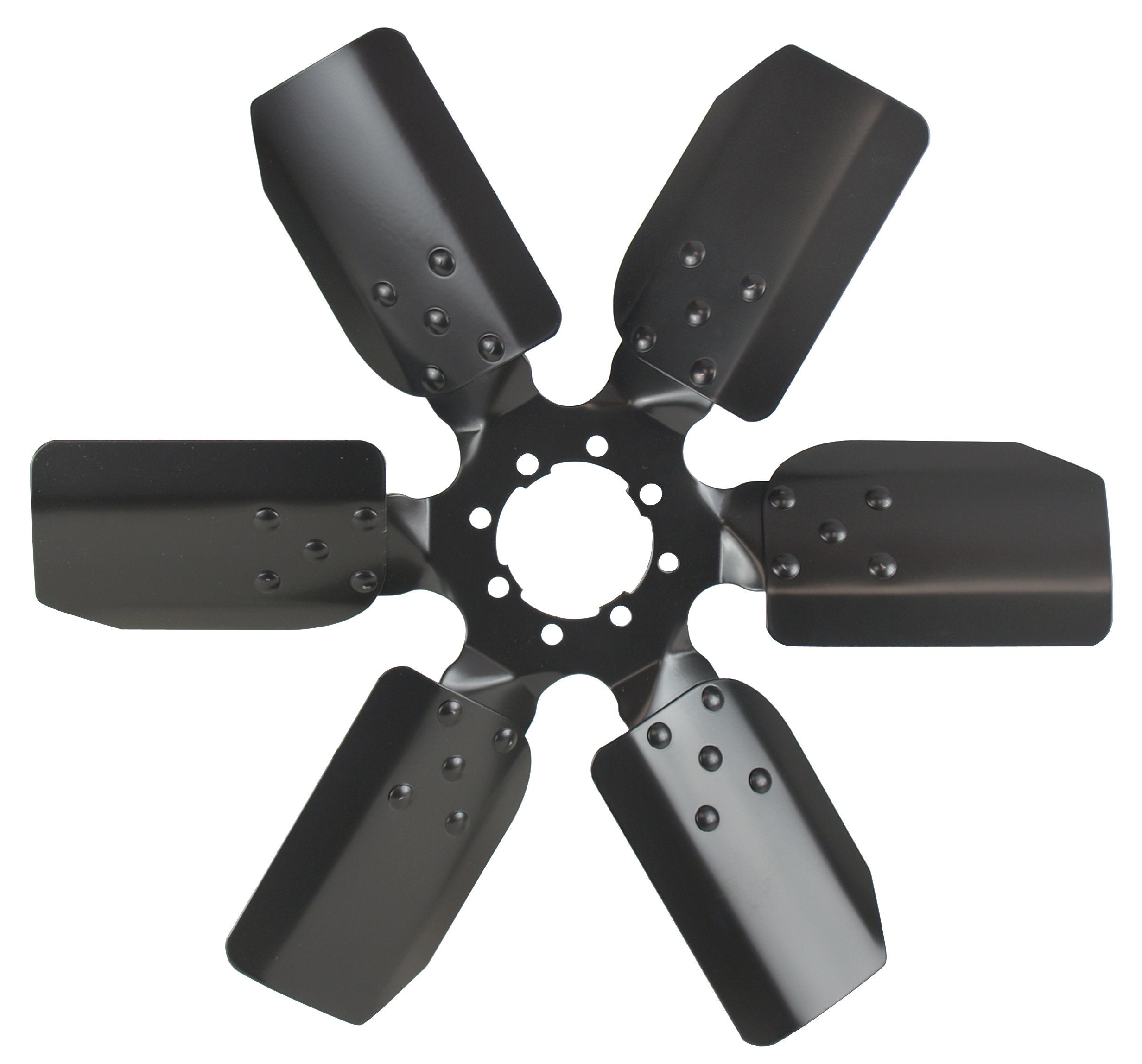Heavy Duty Derale 17118 Fan Blade Series 1000 18" Steel Clutch Fan Standard Rotation,Black