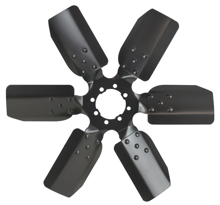 Heavy Duty Derale 17118 Fan Blade Series 1000 18" Steel Clutch Fan Standard Rotation,Black