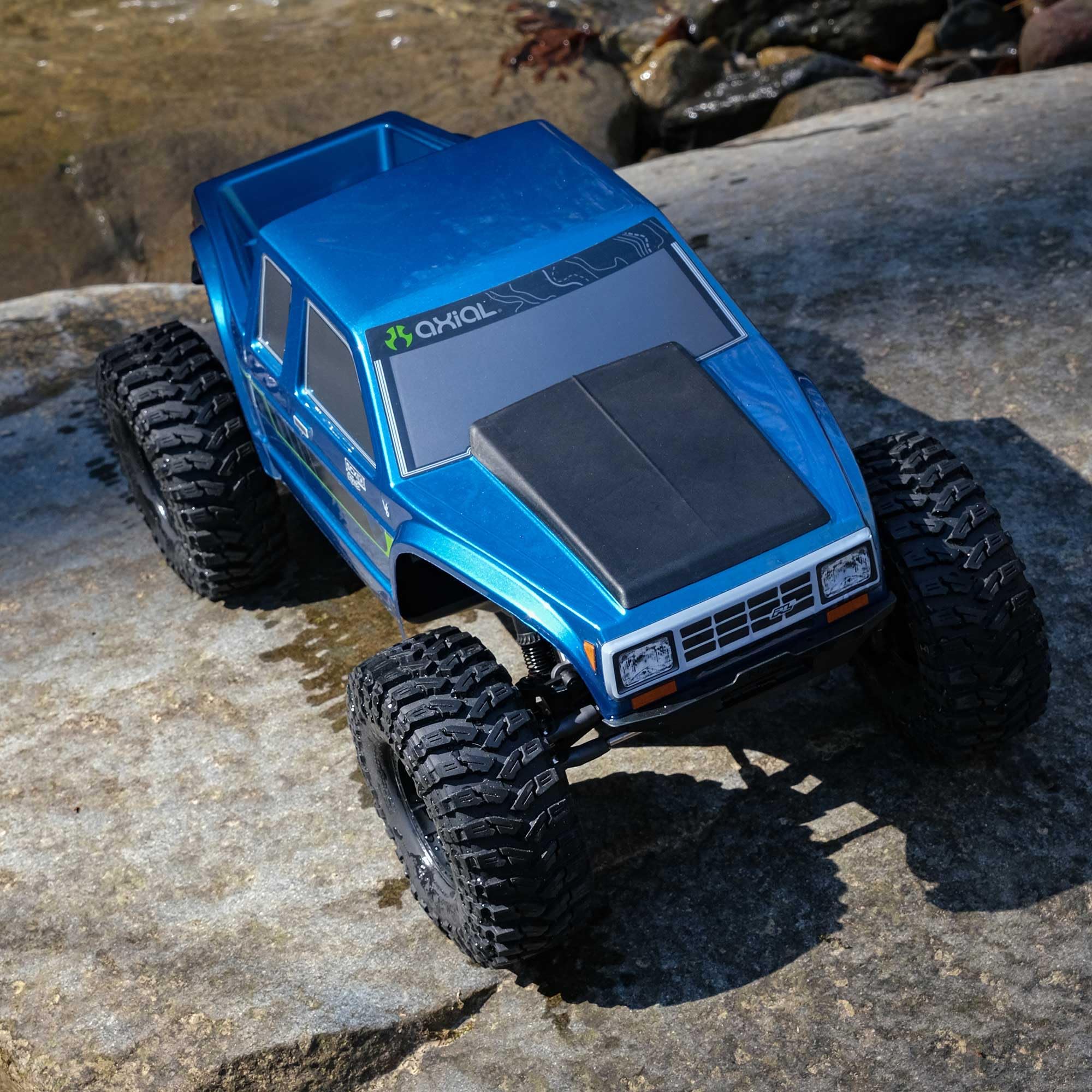 Axial 1/10 RC Truck SCX10 III Coyote 4X4 RTR (Battery and Charger Not Included) Brushed Rock Crawler, Blue, AXI-2036T2