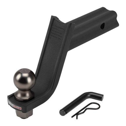 Baja Collection - 5,000 lb. Class III X-Mount Starter Kit with 5-1/4 in. Drop x 4 in. Rise x 1 in. Shank Trailer Hitch Ball Mount, 2 in. Ball, 5/8 in. Hitch Pin