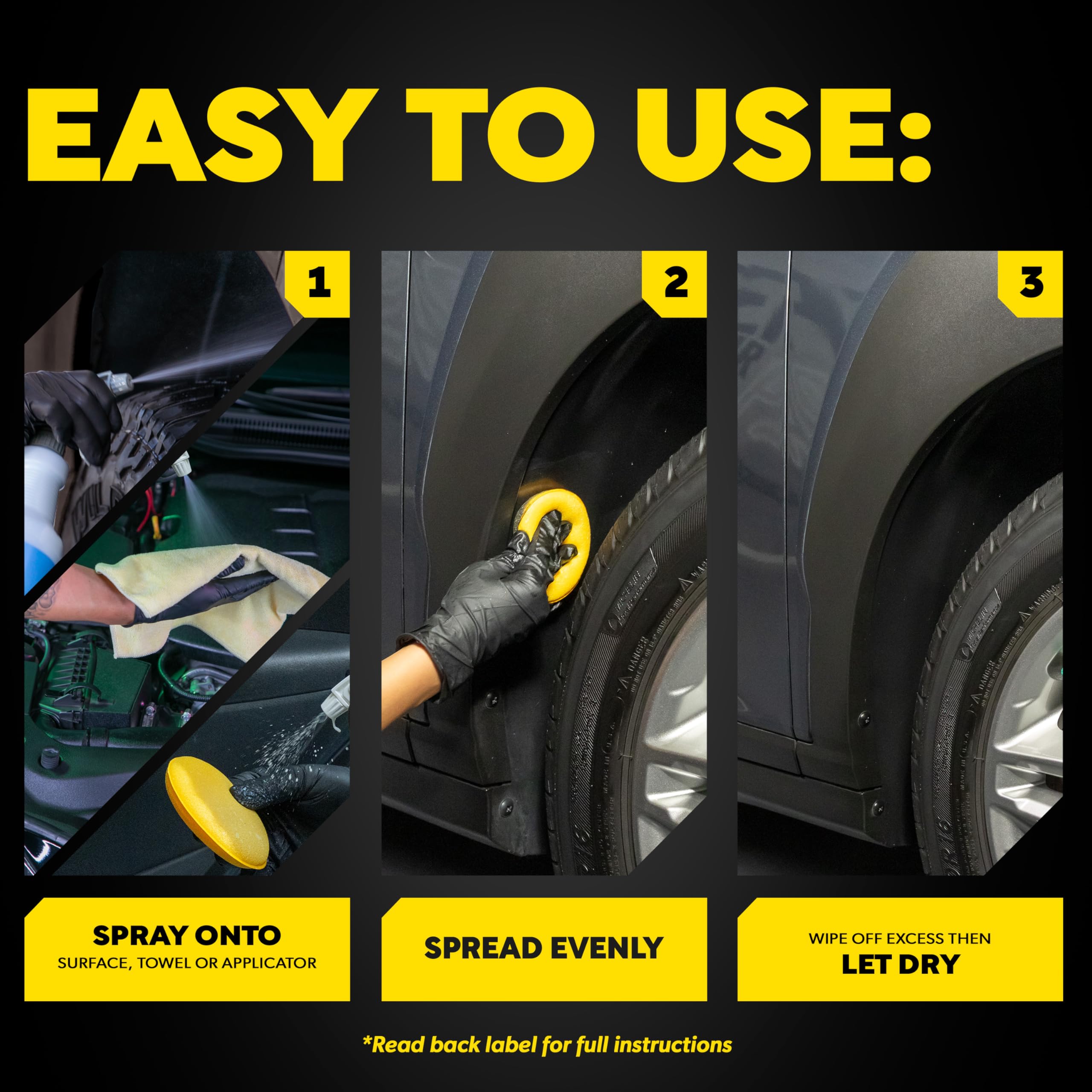 D17001 Meguiar's Hyper Dressing - 1 Gallon – Give Your Car’s Trim Pieces the Best Shine & Gloss