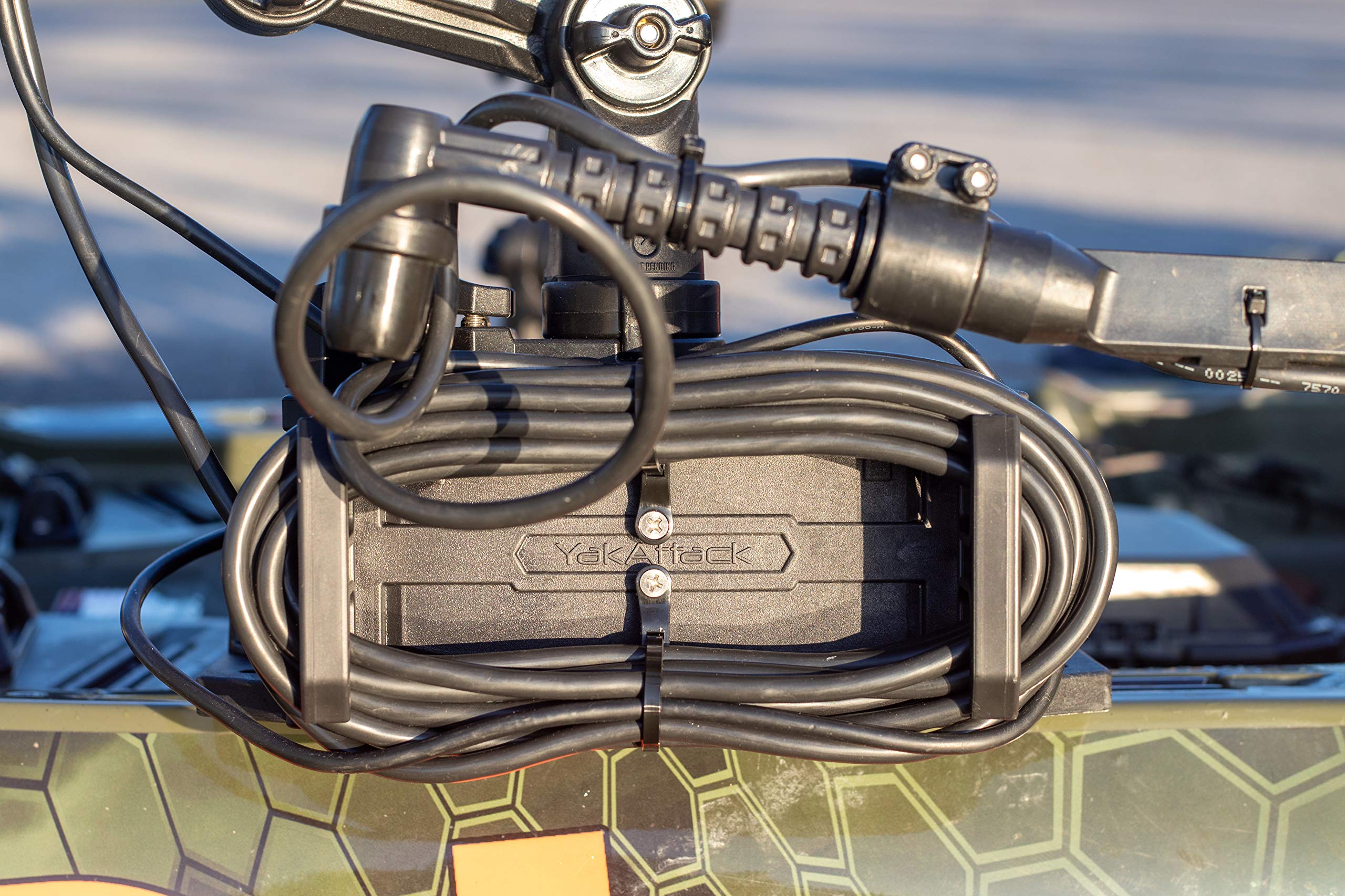 CellBlok YakAttack Track Mounted Battery Box for Fish Finders | Quick-Release Battery Storage & Mounting Platform | Fits GearTrac & Most Kayak Track Systems | Made in USA