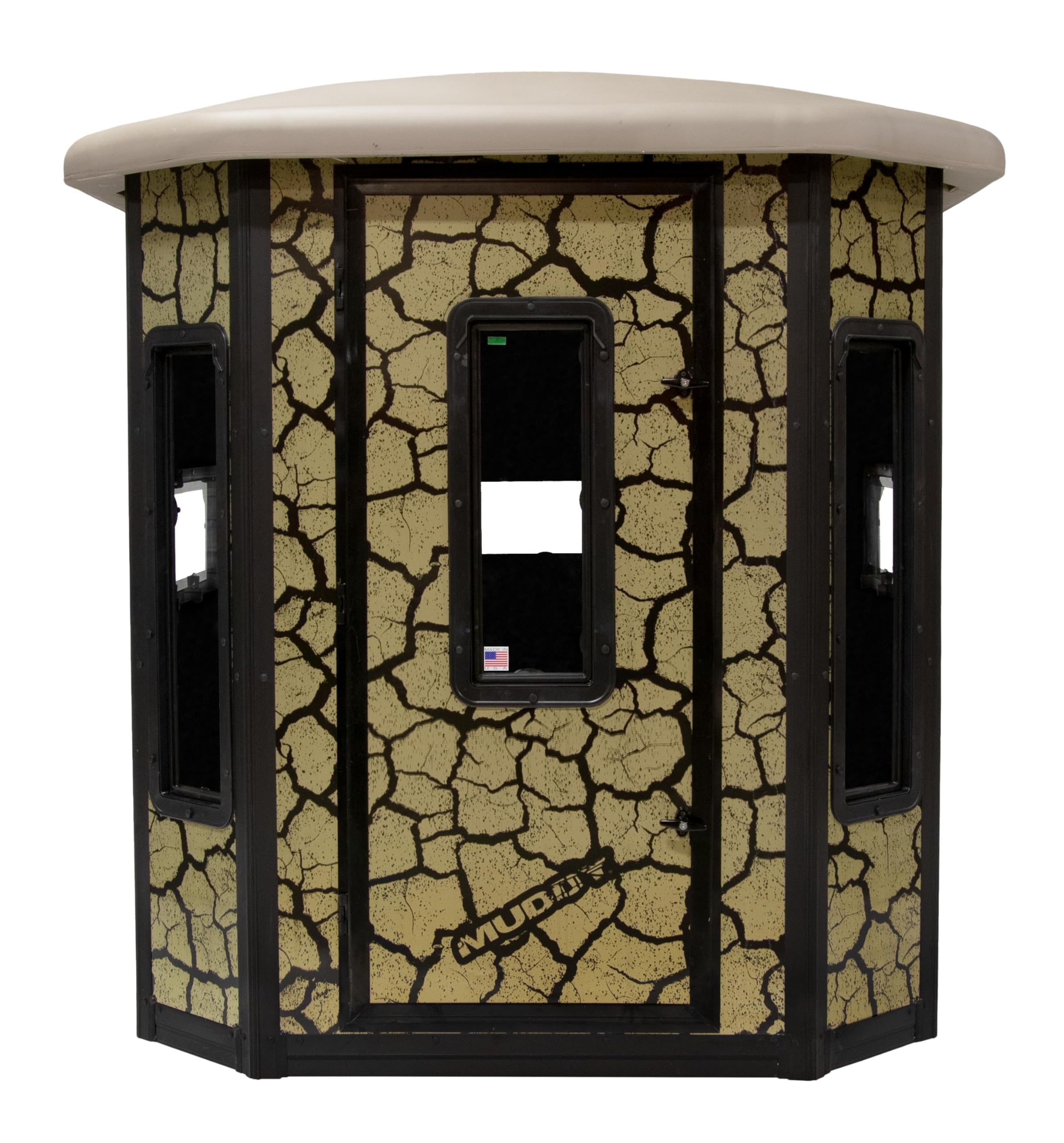 Bull Blind Box/Steel CONSTUCTION/Cracked MUD CAMO Wall