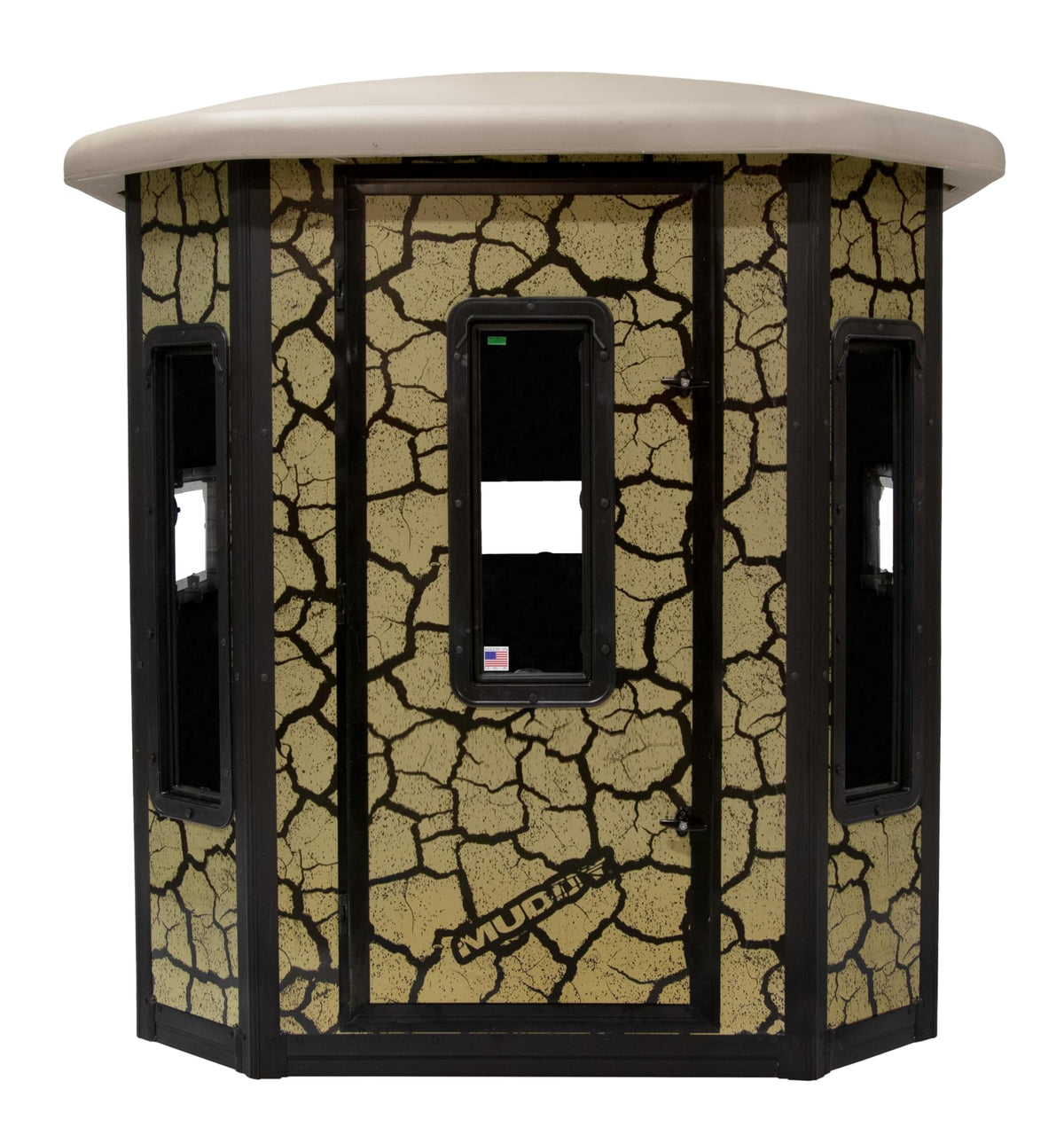 Bull Blind Box/Steel CONSTUCTION/Cracked MUD CAMO Wall