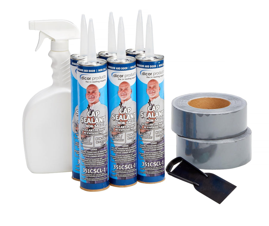 Seal-Tite Dicor CS200KIT Corner Seal Kit - 2" x 50' - Easy Solution for Sealing RV Corner Joints