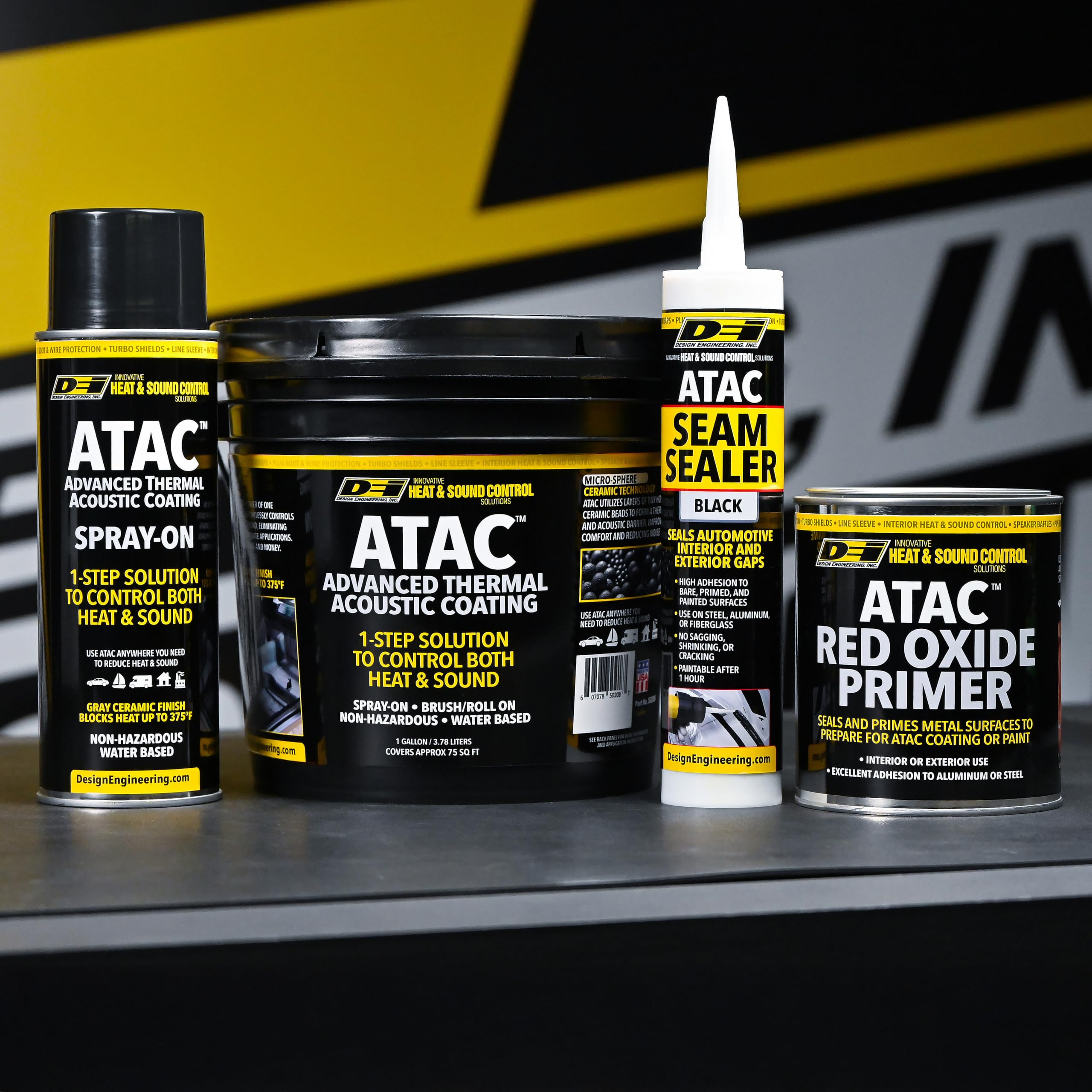 ATAC™ Seam Sealer Tube Design Engineering – Urethane-Based Flexible Seam Sealant for Automotive & Marine Interiors, Blocks Noise & Moisture, Bonds to Steel/Aluminum/Fiberglass, Paintable in 1 Hour