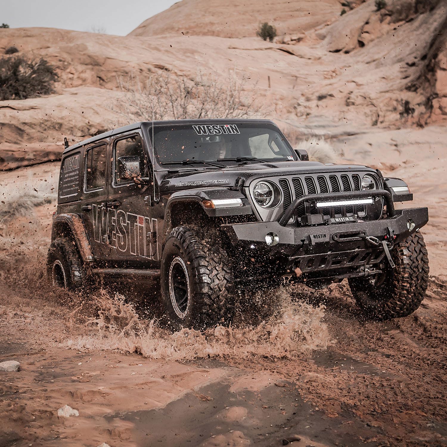 WJ2 Full Width Front Bumper Westin fits 2018-2026 Wrangler JL 2020-2025 Gladiator