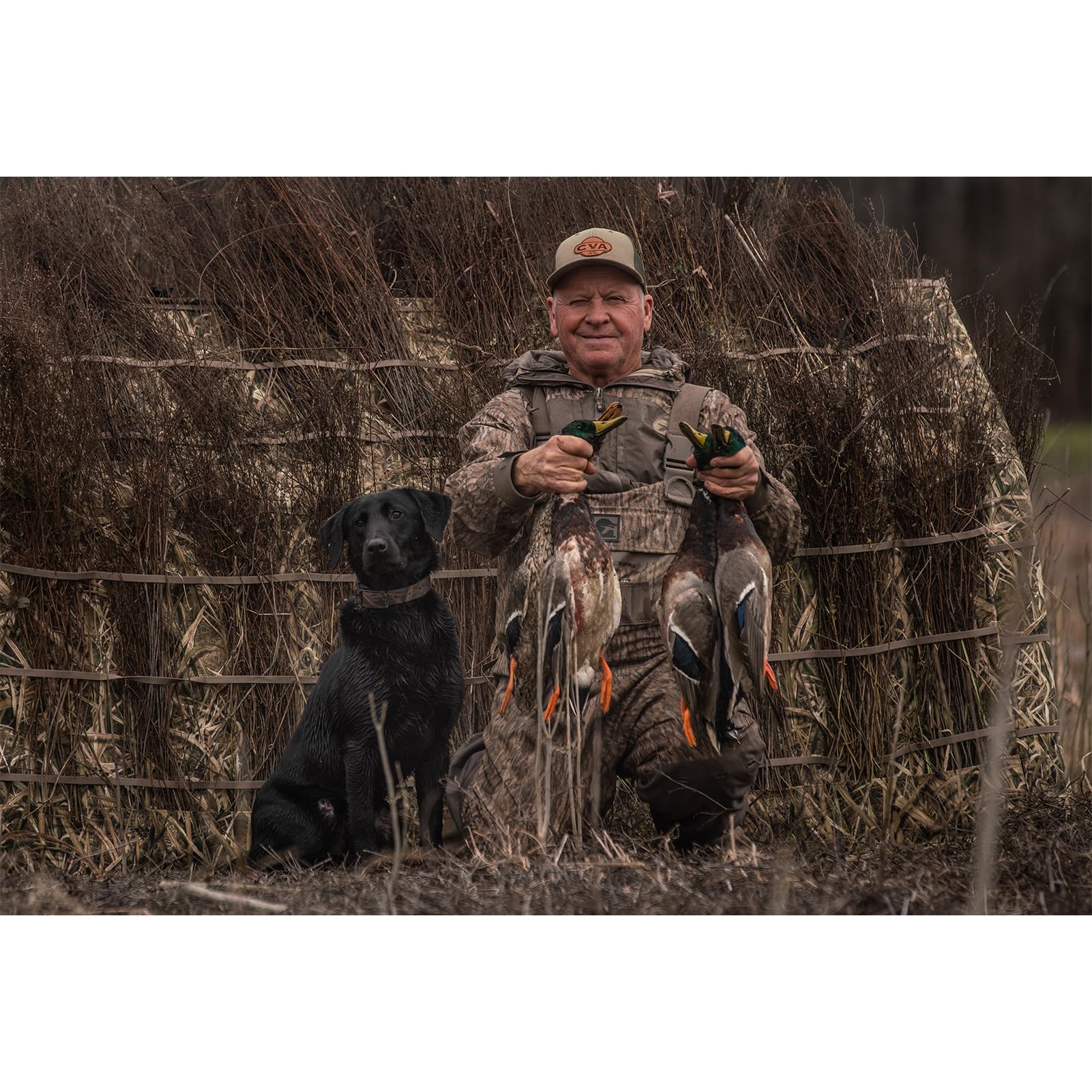 A-Frame Avian X Portable Field Blind Mossy Oak Shadow Grass Blades Camo