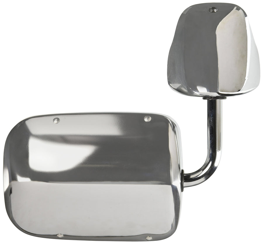 Mirror for Full Size Dodge Van, Chrome, Foldaway, Fits LH or RH, Manual