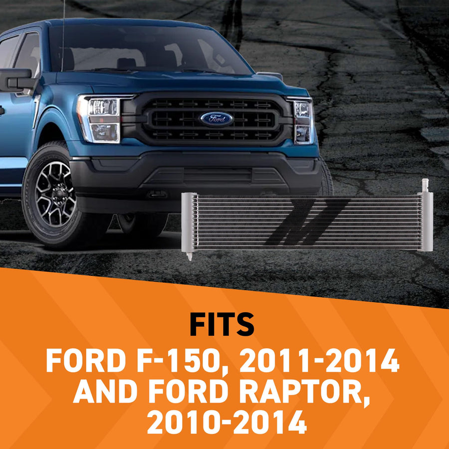 Mishimoto Transmission Cooler MMTC-F150-11SL, Compatible with Ford F-150, 2011-2014, and fits Ford Raptor, 2010-2014