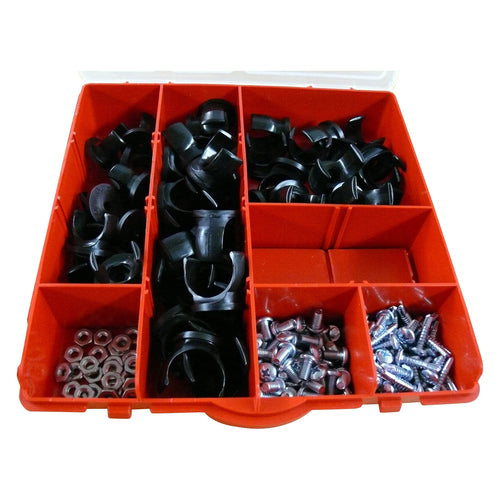 Soft Line Clamp Builder Kit NotcHead 3300 (kit has 12 x 1/2", 18 x 5/8", and 18 x 3/4" soft line clamps)