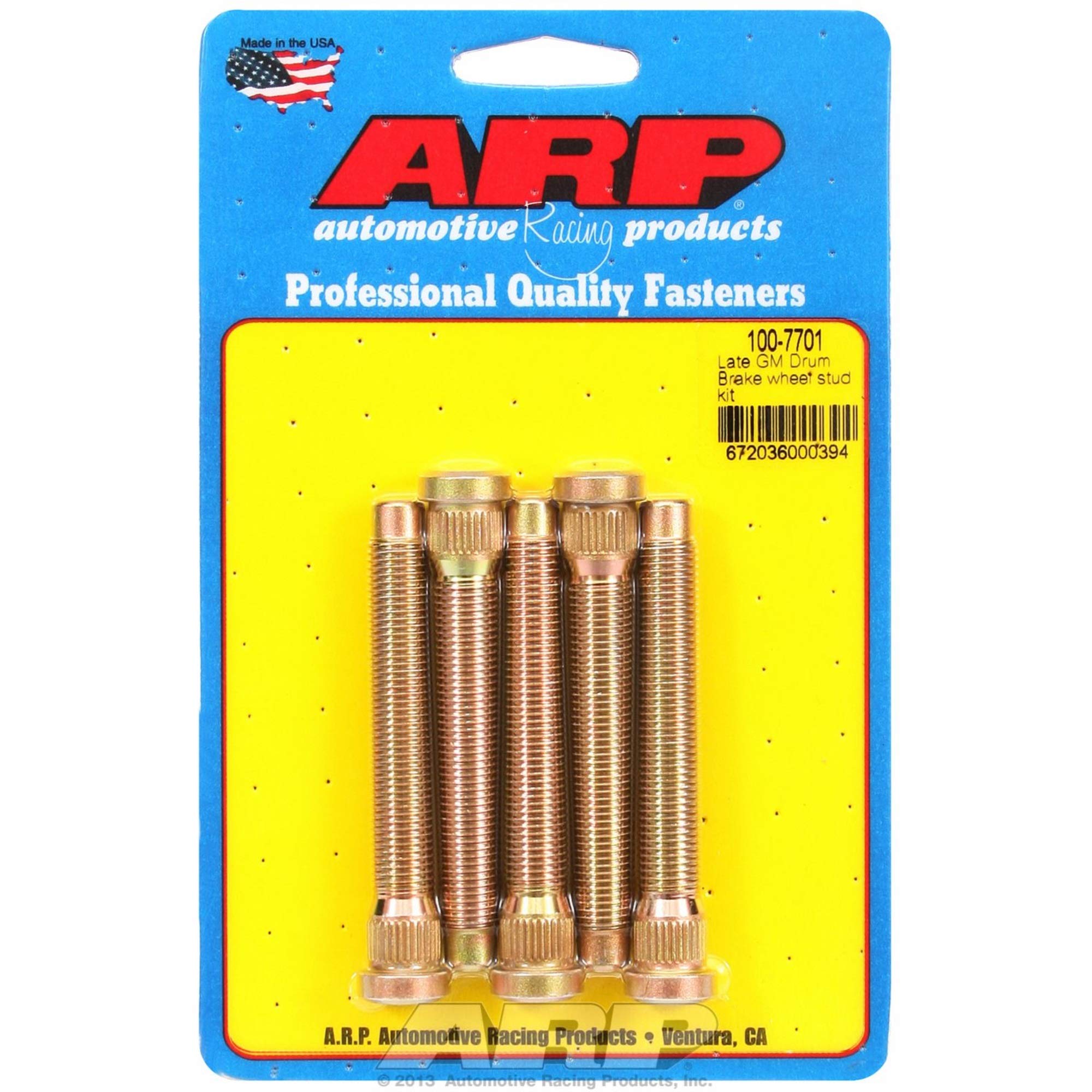 1007701 ARP Bolts Whl Stud 7/16x20x2 5/pck