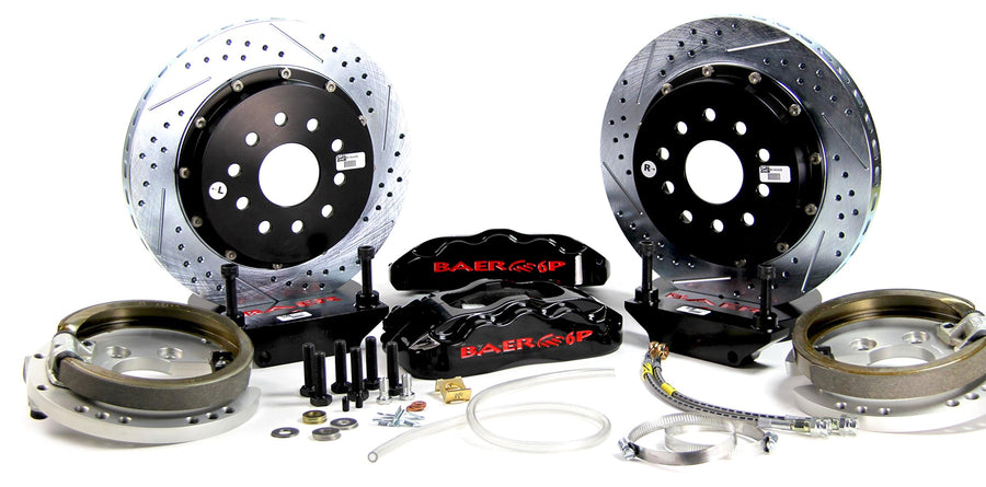 BRAKES BAER 4262291B-BKCZ Brake System (14" Rear Pro+ w/Park Brake Black 79-84 Mustang 4 Lug), 1 Pack