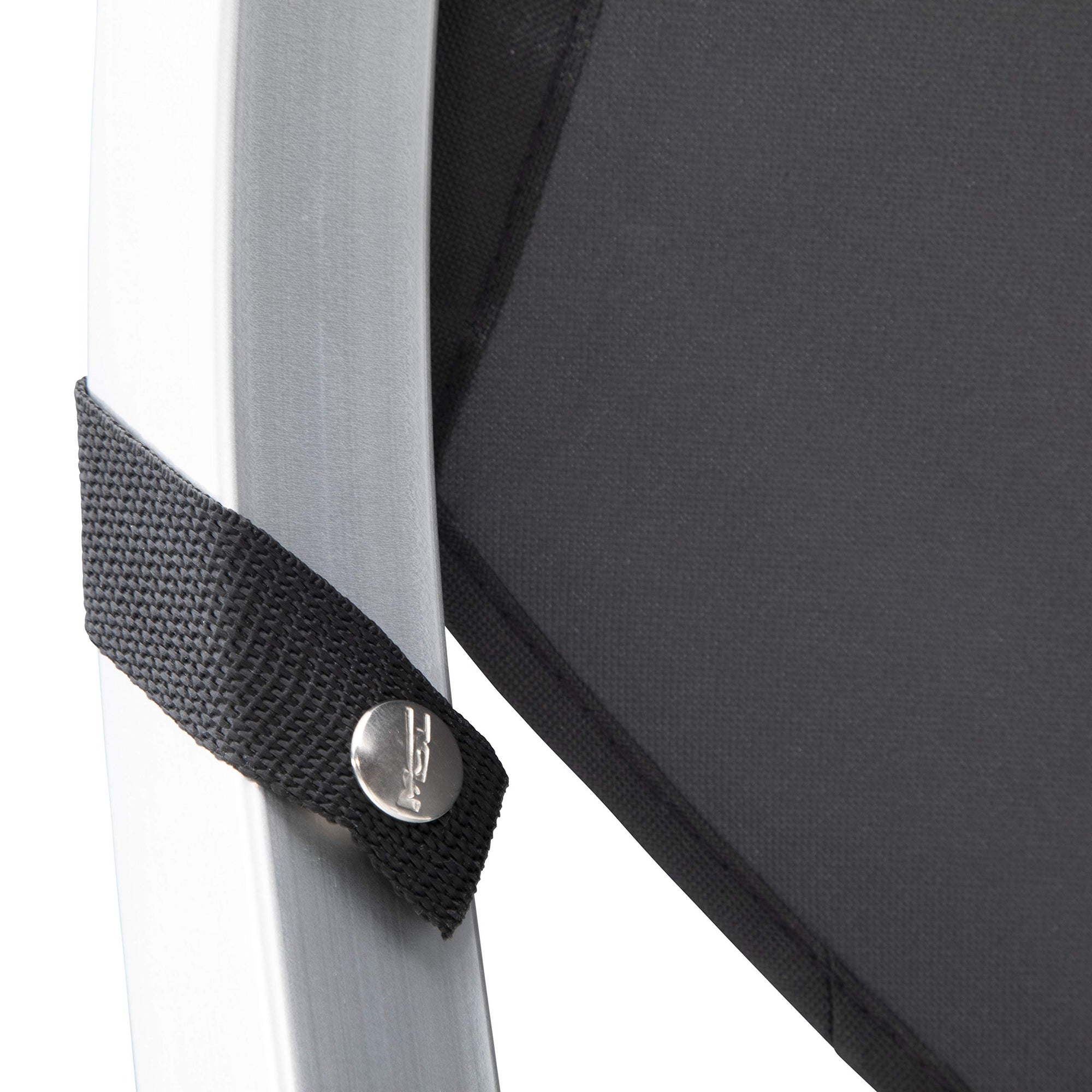 Power Bimini SureShade Replacement Canvas with Zippered Pockets | Black Fabric