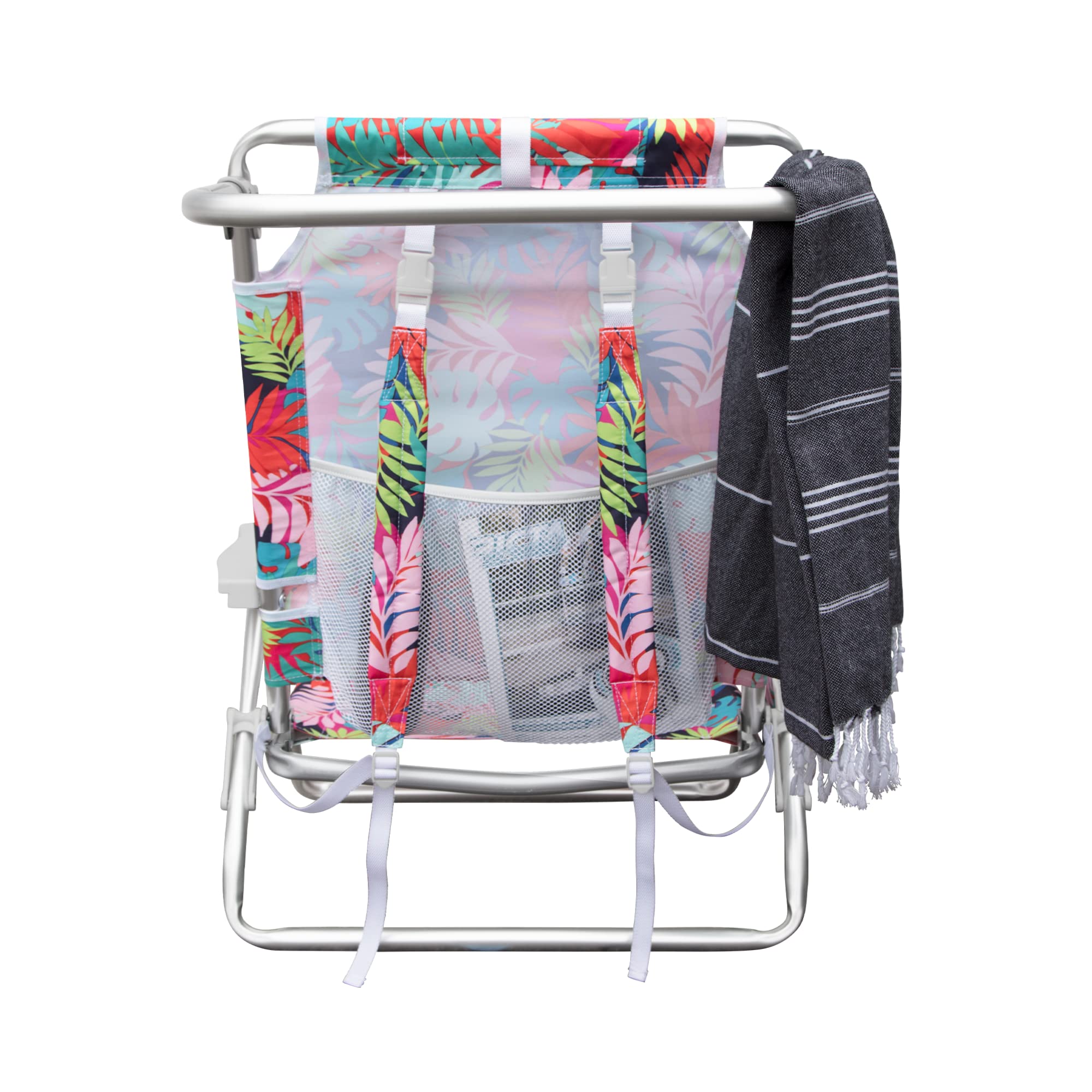 Backpack Hurley Beach Chair, One Size, Aluminum, Tropical