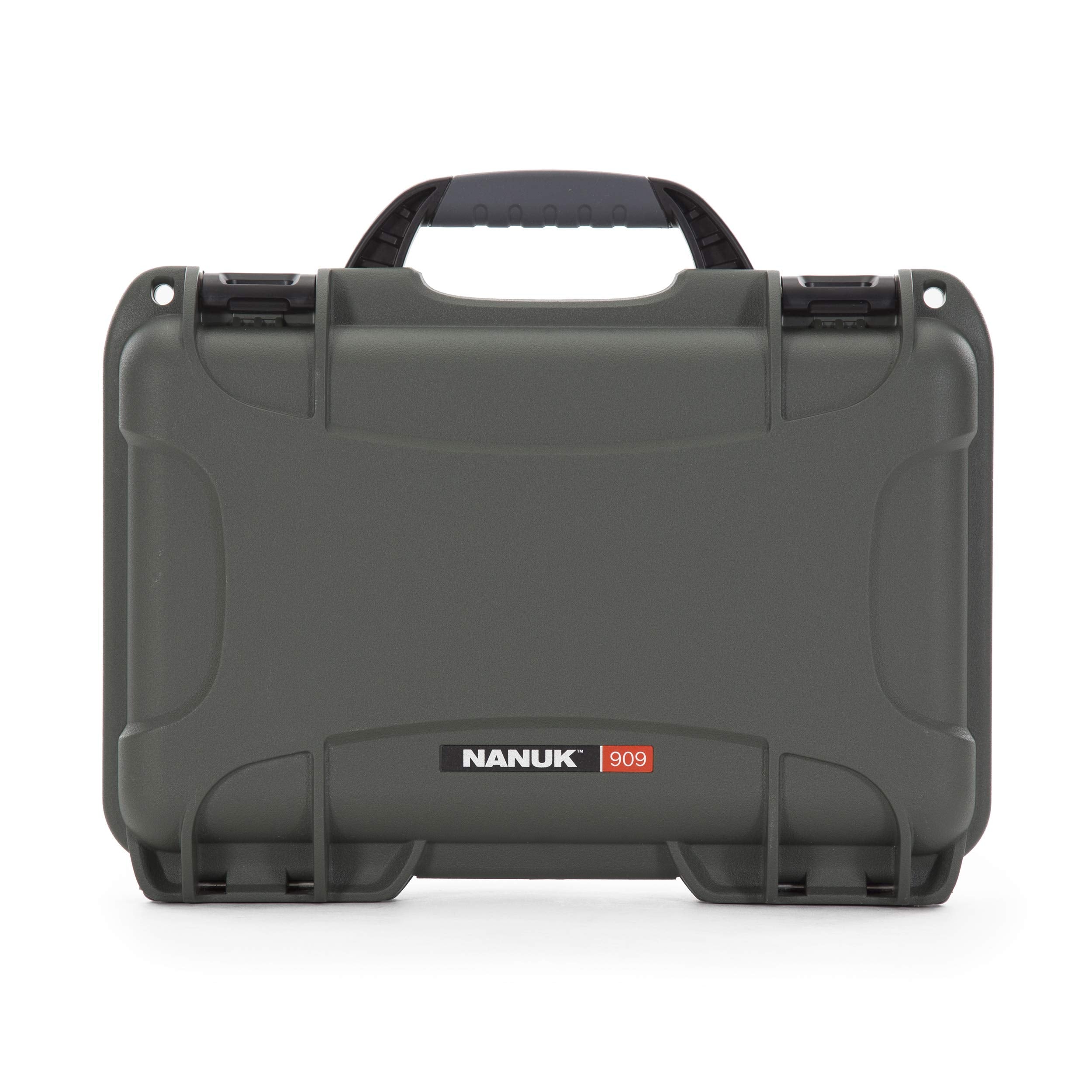 Waterproof Nanuk 909 Hard Case with Custom Insert for DJI Mini 3 and RC-N1 Remote - Olive (909S-080OL-0A0-C0598)