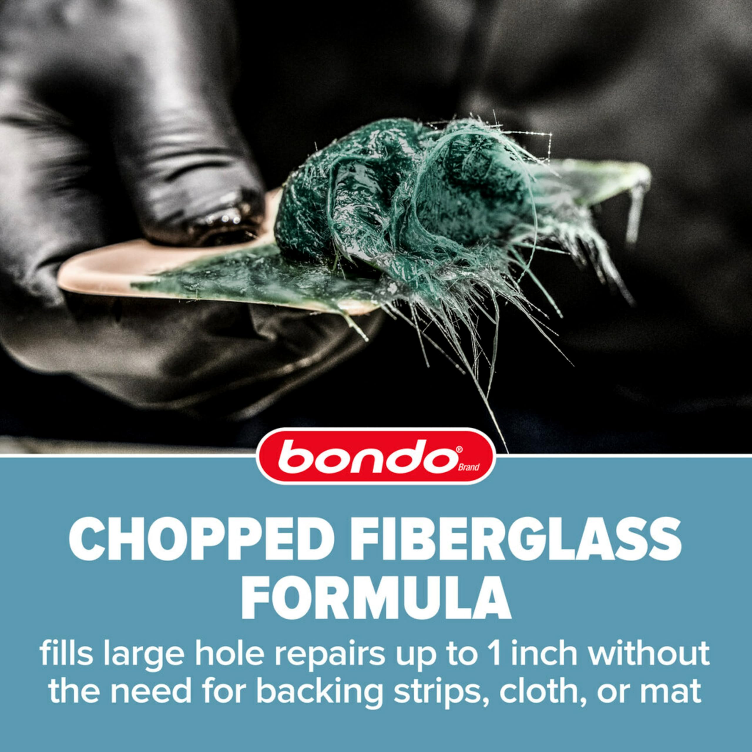 Bondo Long Strand Bondo-Hair Fiberglass Reinforced Filler, 00762, 1 Quart