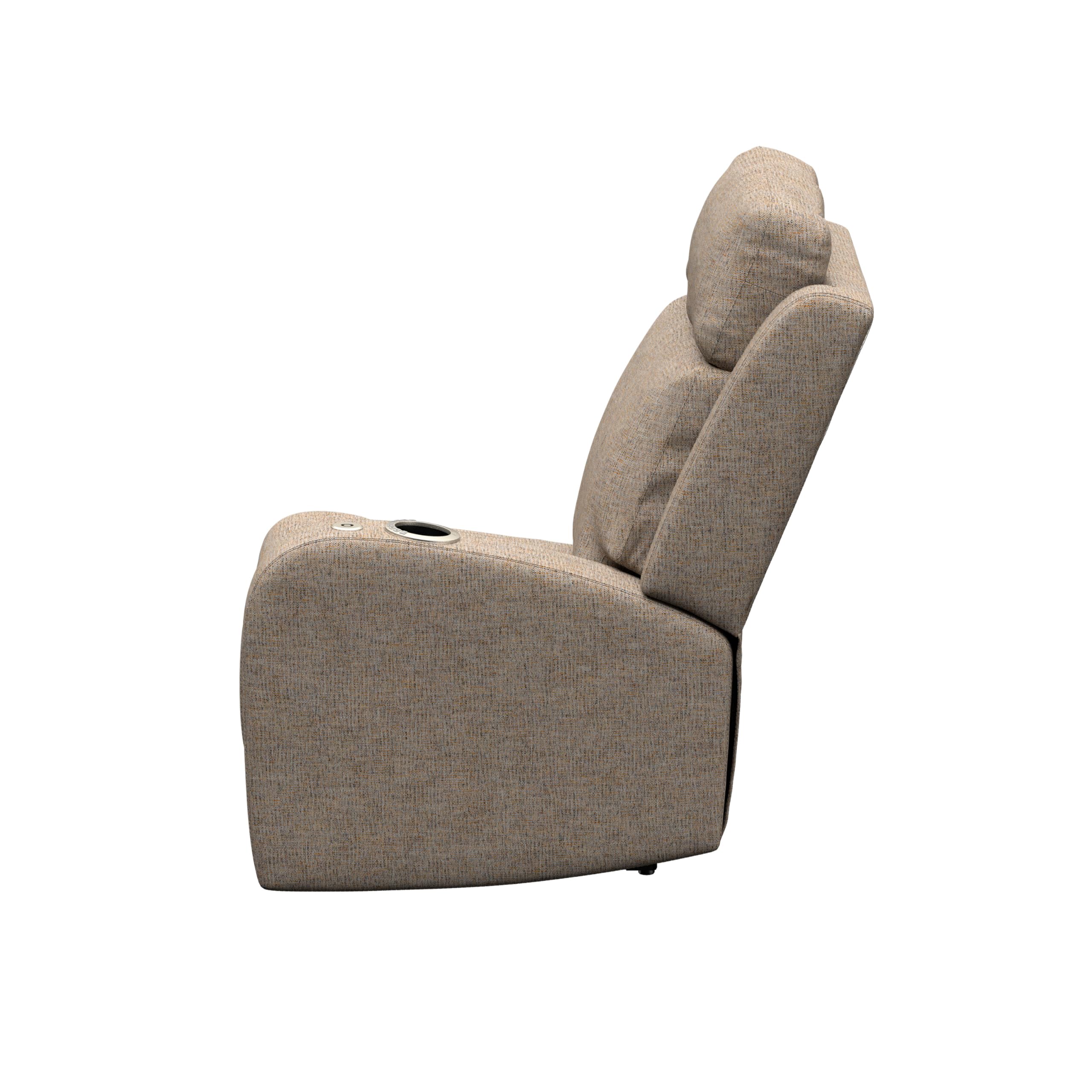 Dellmead RV Theater Seating THOMAS PAYNE Signature Seismic Series Left Arm Recliner with Power Adjustable Lumbar, Headrest, Reclining, Heating, Massage, Integrated Cupholder Controls - 2024044205
