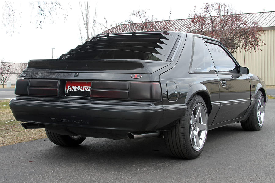 Flowmaster FlowFx 717213 Cat-Back Exhaust Kit 2.5 Inch 409 Stainless Steel Compatible with 1986-1993 Ford Mustang LX 5.0L 1986 Ford Mustang GT 5.0L