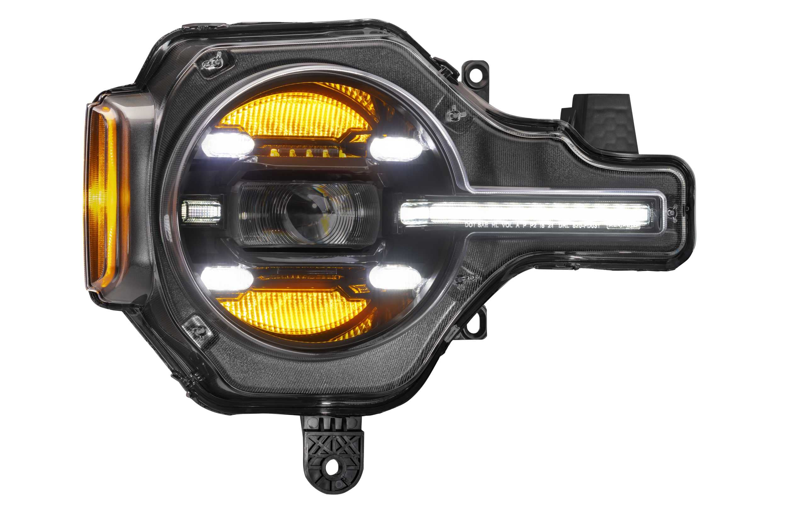Morimoto XB LED Headlights Plug and Play Fits Ford Bronco 2021+ Headlight Assemblies, White DRL (LF497)