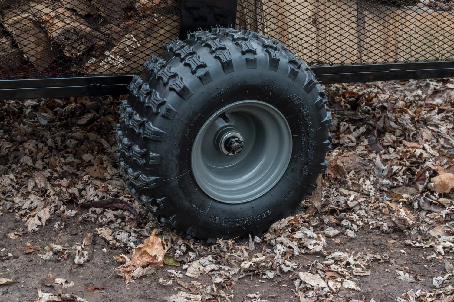 1,250-Pound Agri-Fab Inc ATV/UTV Swivel Steel Dump Cart, Orange/Black