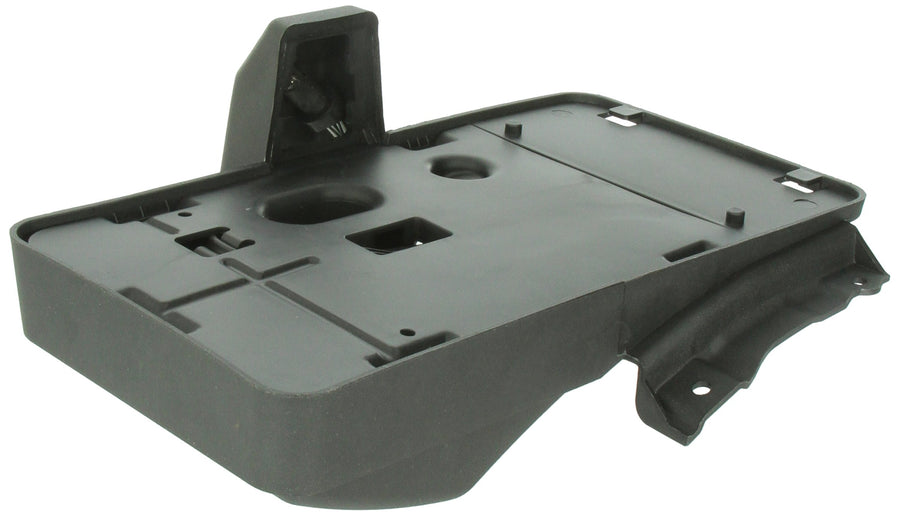 Automotive Crown License Plate Bracket Body, Black
