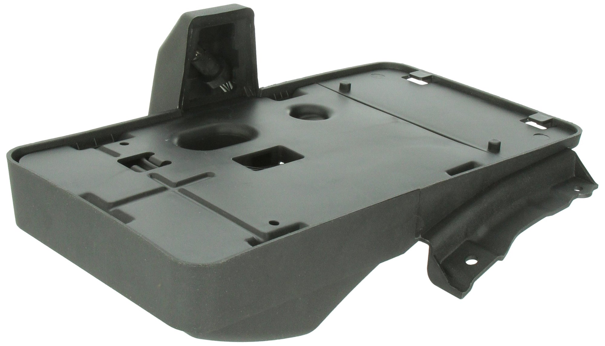 Automotive Crown License Plate Bracket Body, Black