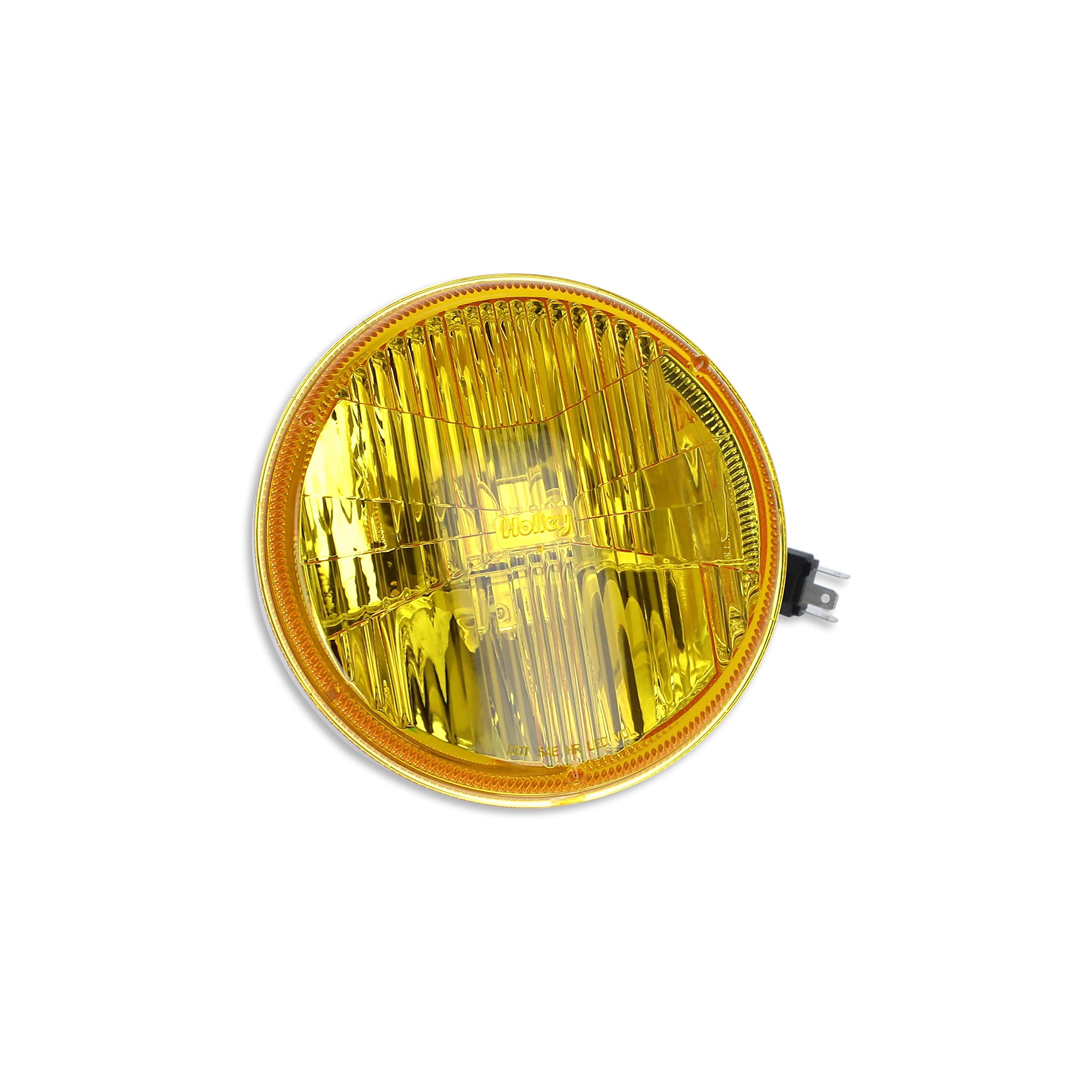 Yellow Lens Holley RetroBright LED Headlight (Utilizes 5700K Bulb)