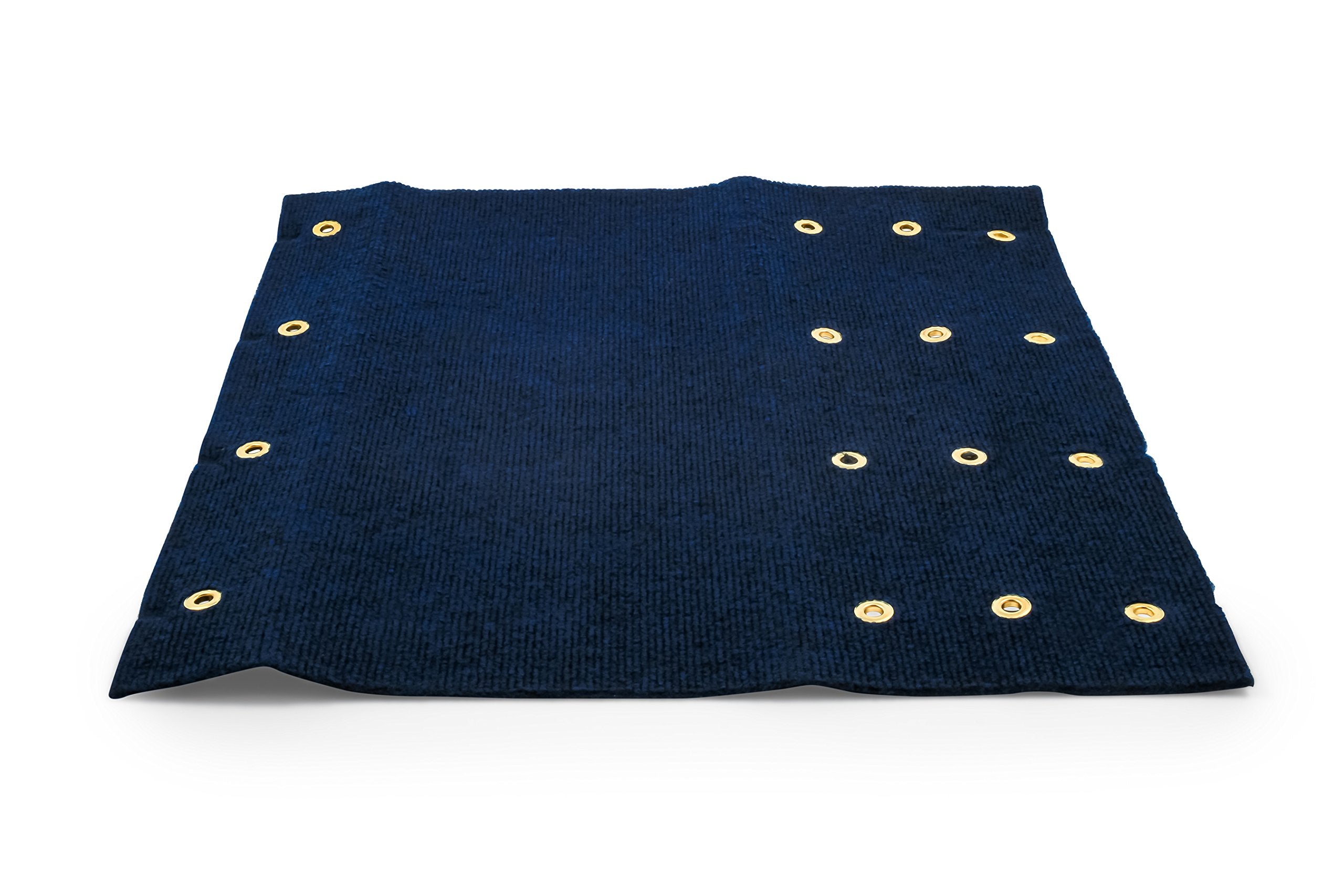 RV Step Rug Camco 42910 (Premium Wrap Around, 100% Polyester (22" x 23") - Blue)