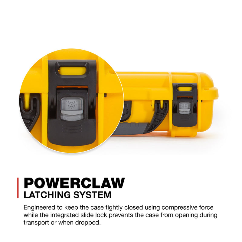 Waterproof Hard Case Nanuk 909 with Custom Insert for DJI Mini 3 and RC-N1 Remote - Yellow (909S-080YL-0A0-C0598)
