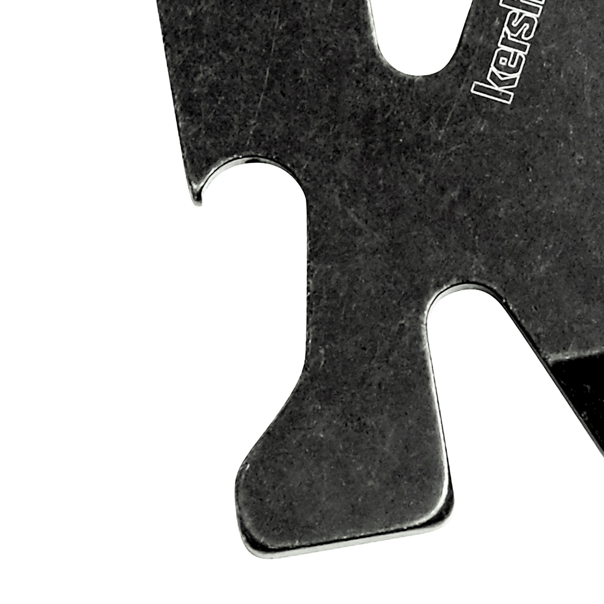Kershaw Multi-Function K-TOOL Key Ring Tool (KTOOL); 2-Inch High-Performance 3Cr13 Stainless Steel Construction with BlackWash Finish, Bottle Opener, Flathead Screwdriver, and Lanyard Hole, 0.7 OZ
