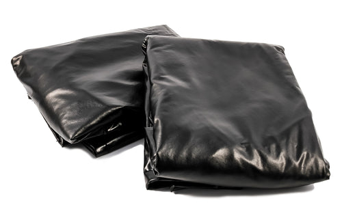 Camco 45249 33 inches - 35 inches Black Vinyl Wheel and Tire Protector, (Pack of 2)