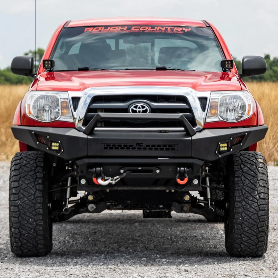 Rough Country LED Heavy Duty Front Bumper for 2005-2011 Toyota Tacoma - 10811