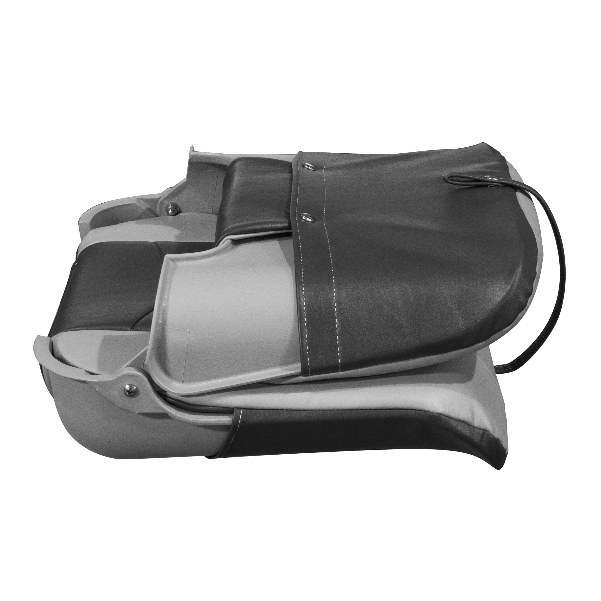 3309-1880 Wise Pro Angler Tour Series Fold Down Boat Seat - Marble/Blueberry/Charcoal
