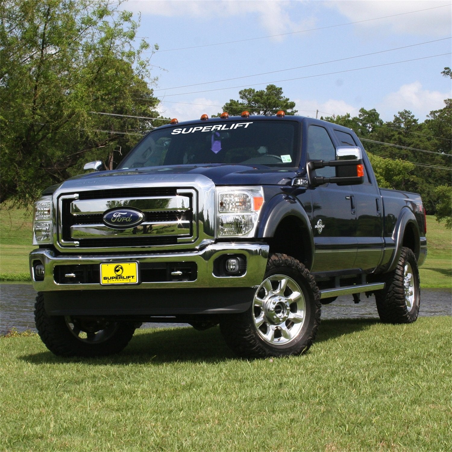SUPERLIFT SUSPENSION RealTruck 2.5" Lift Kit for Ford F-250/F-350 | Complete Lift Kit with Front & Rear Shadow Series Shocks | K1007 | Fits 2011-2016 Ford F-250 / F-350 4WD