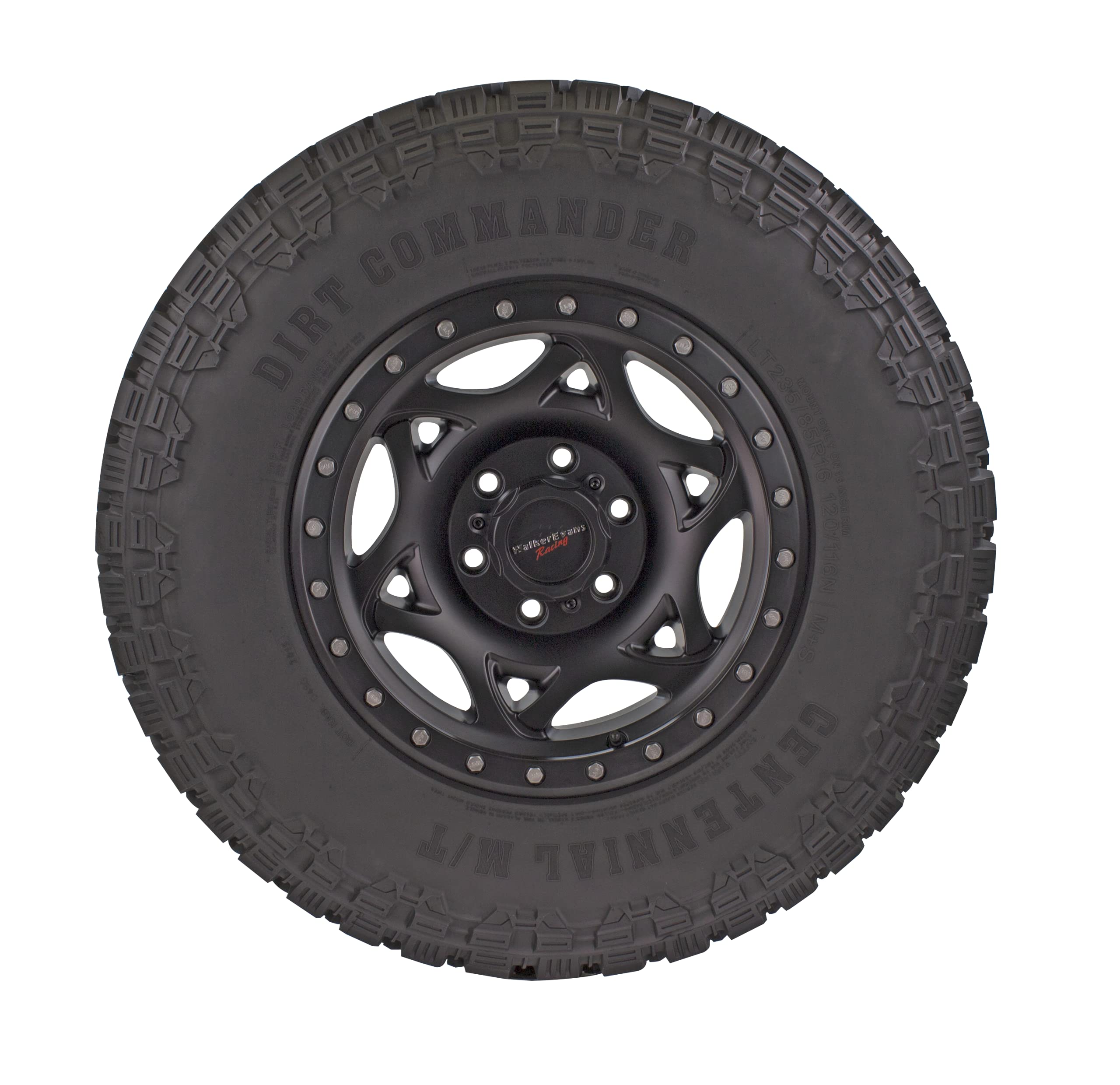Dirt Commander Centennial MT LT275/65R18 LRE 10-Ply Rated Mud Terrain 17" Light Truck Tire Only