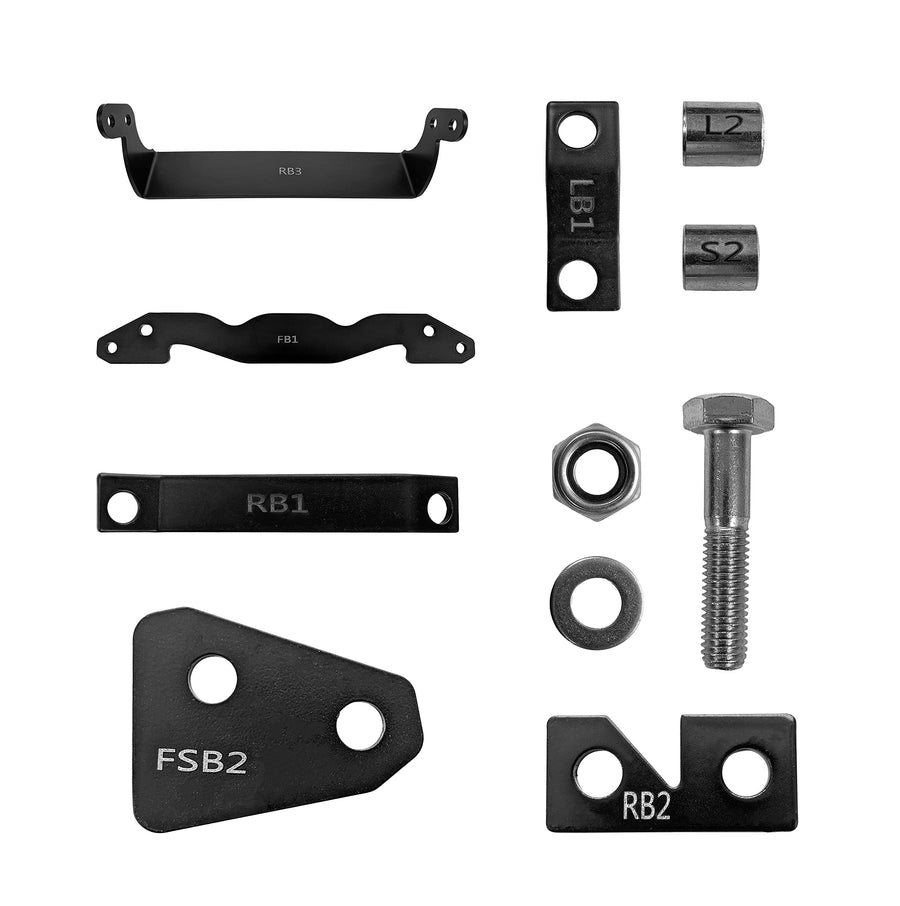 Demon 2 Inch Powersports Bracket Lift Kit for (2007-13) Honda TRX420, Increases Ground Clearance & Larger Space Between Tires & Fenders to Be Mounted, Powder Coated for Protection, Easy to Install